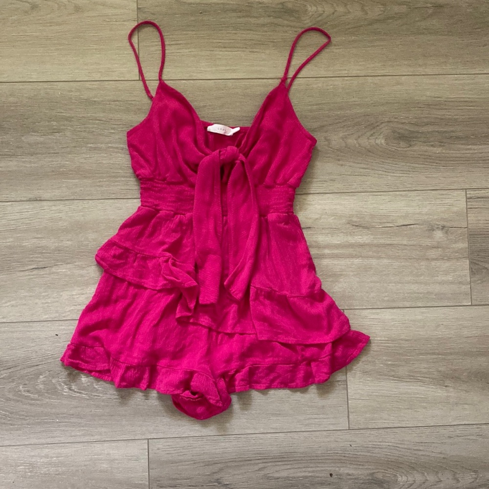 pink lush romper